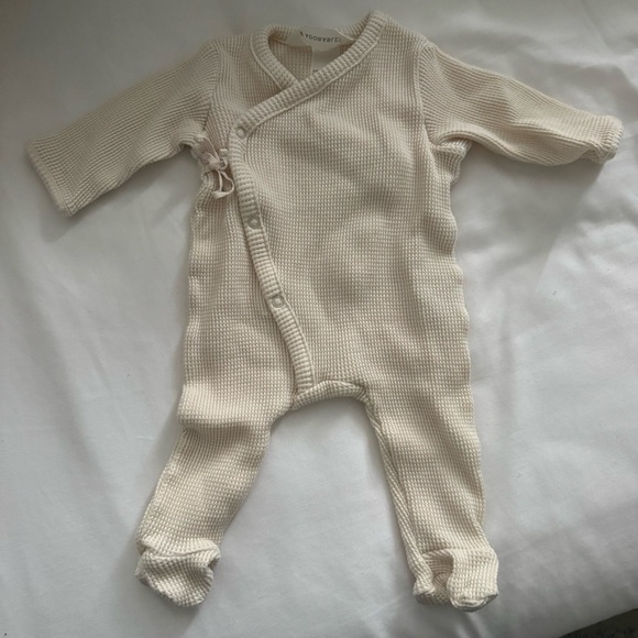 NWOT H&M Waffle 100% Organic Cotton Jumpsuit Onesie (two available) Newborn + 3M - Picture 4 of 12